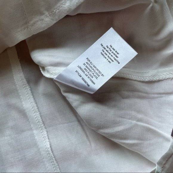 Anthropologie Current Air Polly Ruffled Blouse Lg - Picture 8 of 8